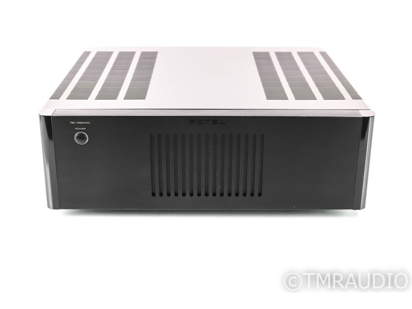 Rotel RB-1582 MKII Stereo Power Amplifier; Mk 2; Black (28789)