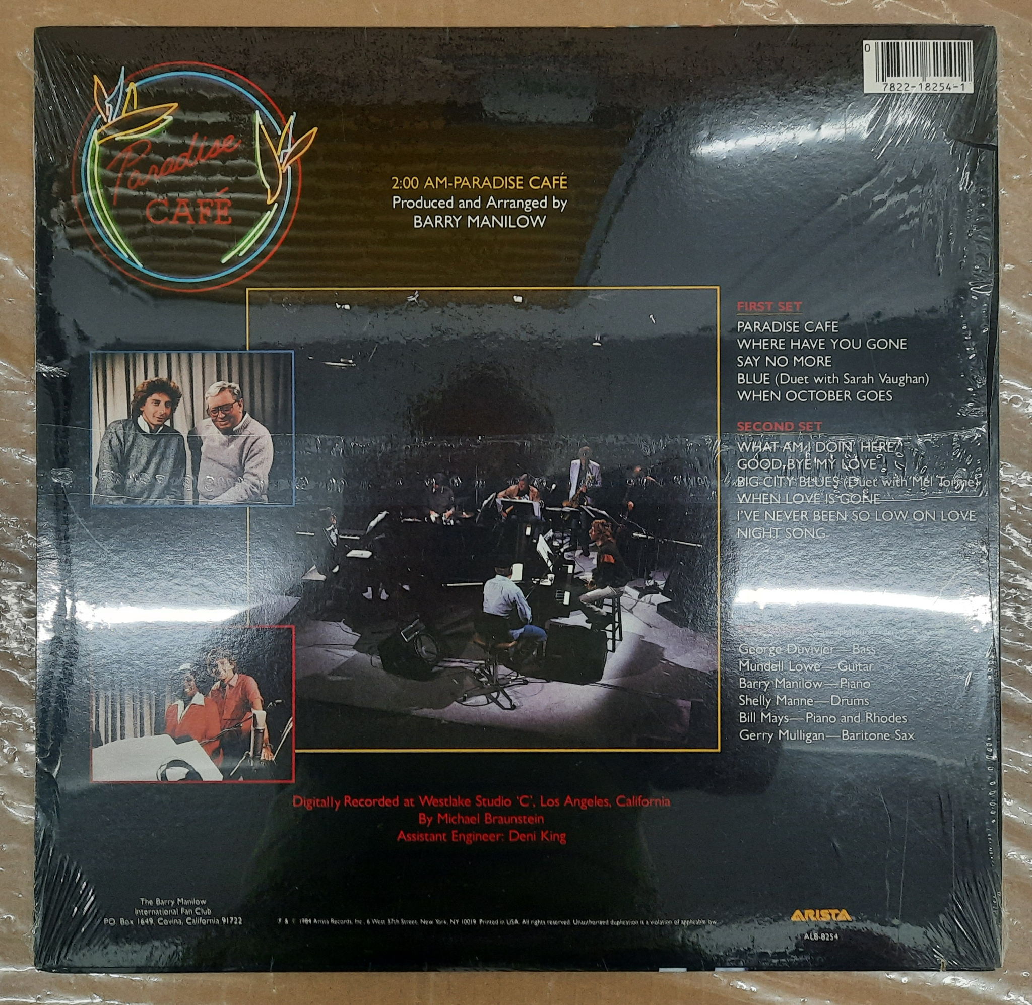 Barry Manilow - 2:00 AM Paradise Cafe 1984 ORIGINAL SEA... 2