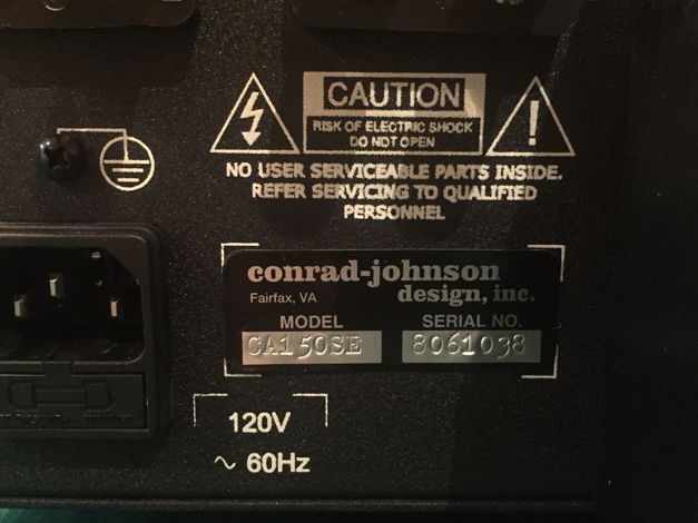 Conrad Johnson CA150SE integrated amplifier - mint cust...