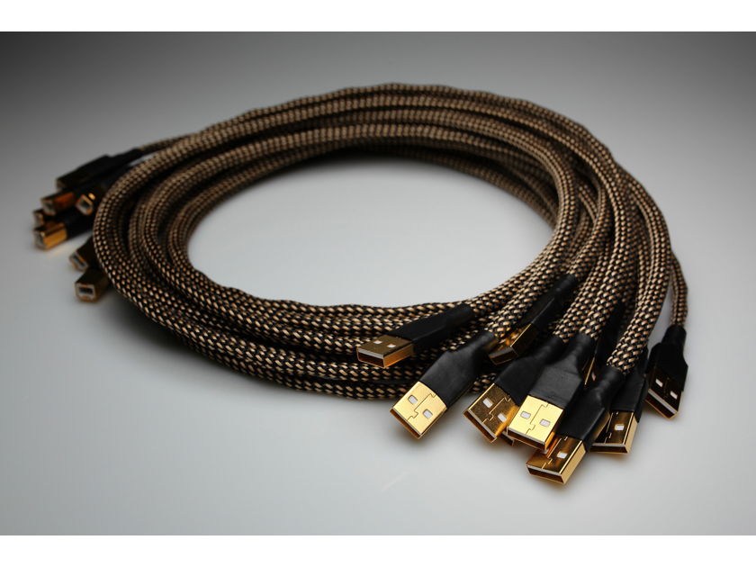 Pure solid silver USB Interconnect cable 1m by Lavricables