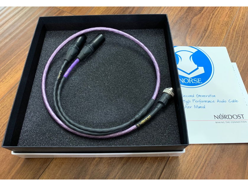 Nordost FREY 2 NORSE 1 meter DIN to XLR Interconnect Cable Naim