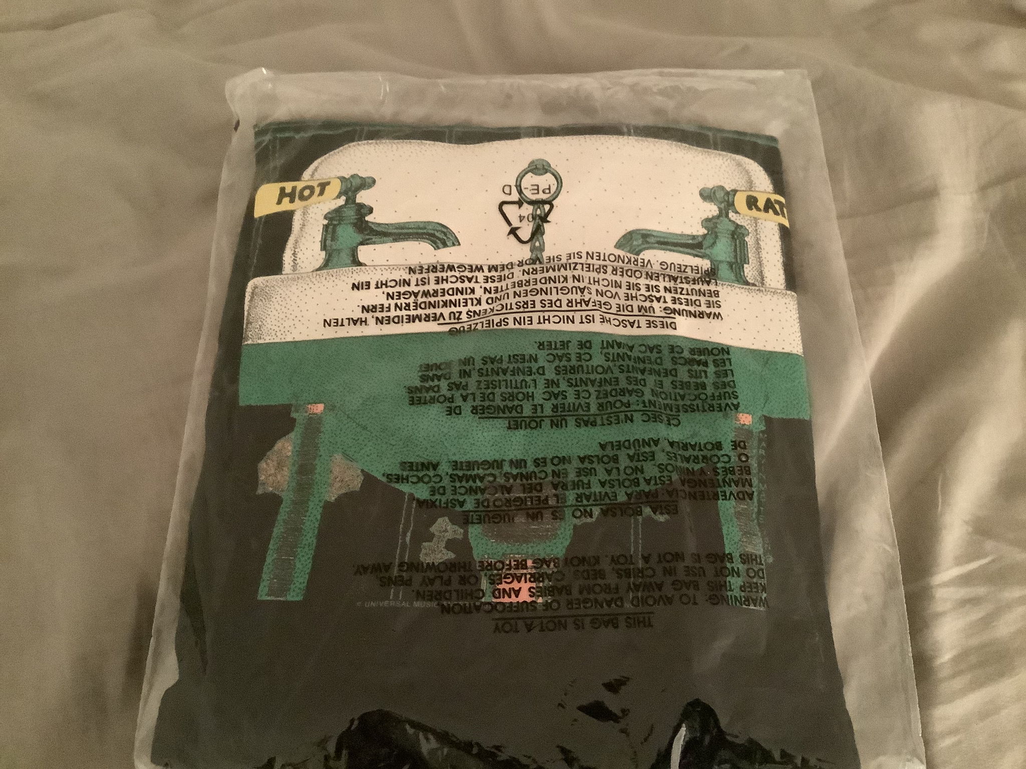 Frank Zappa T Shirt Sealed In The Bag Waka/Jawaka 2