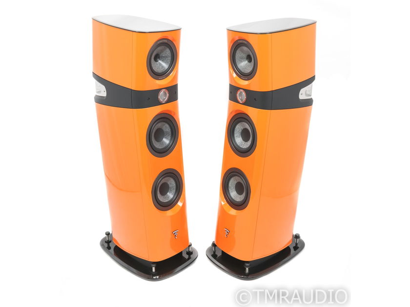 Focal Sopra No. 2 Floorstanding Speakers; N2; Electric Orange Pair - Excellent (30797)