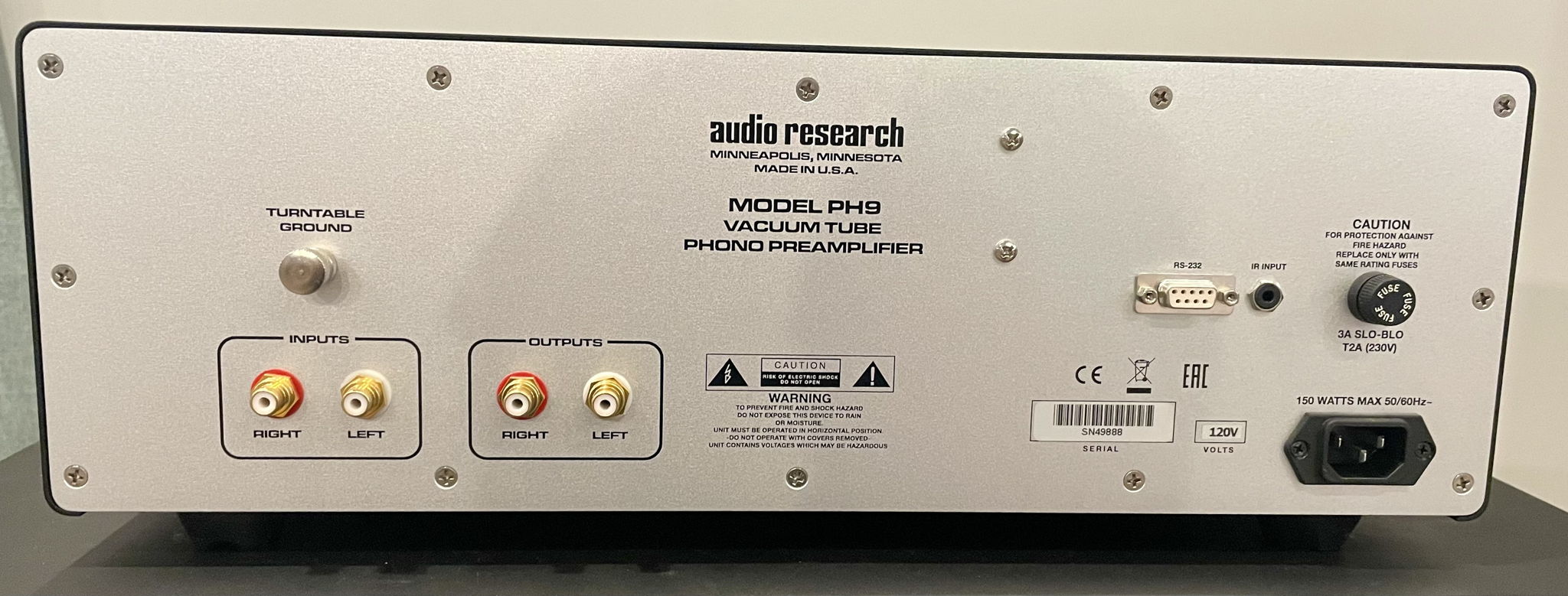 *USED* Audio Research PH9 Phono Preamplifier (Black) (T... 5