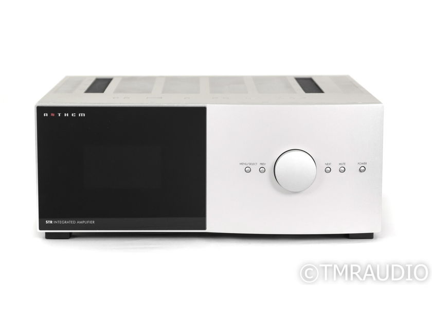 Anthem STR Stereo Integrated Amplifier; Silver; Remote; MM / MC Phono (49895)
