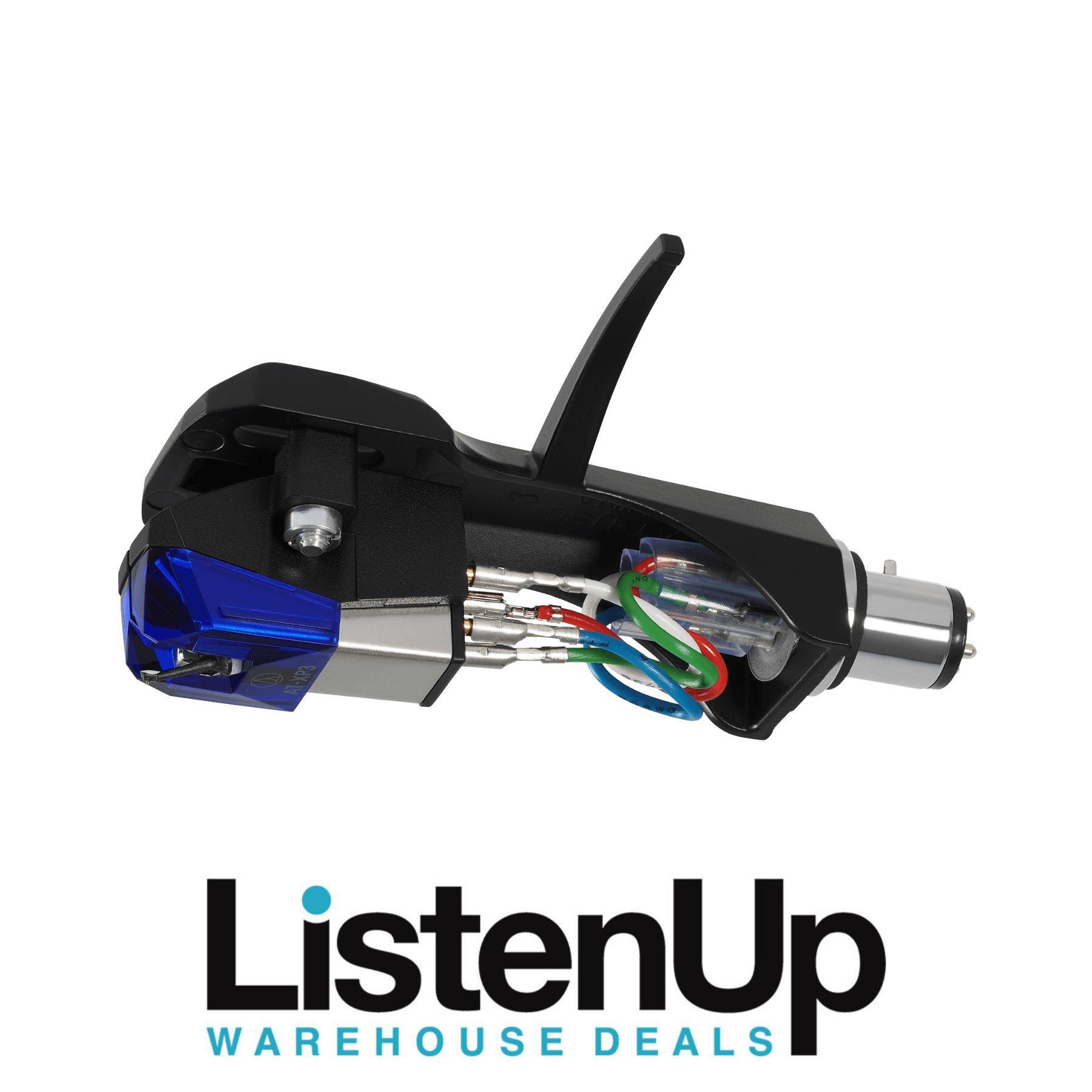 Audio Technica AT-XP3/H Headshell and Dual MM Cartridge...