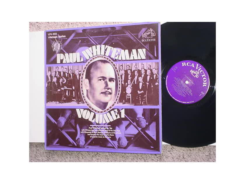 JAZZ Paul Whiteman volume 1 lp record vintage series LPV-555 1968 RCA