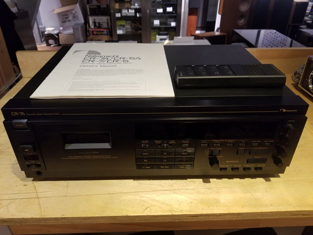 Nakamichi CR-7A Cassette Deck w/ Manual & Remote -New B...