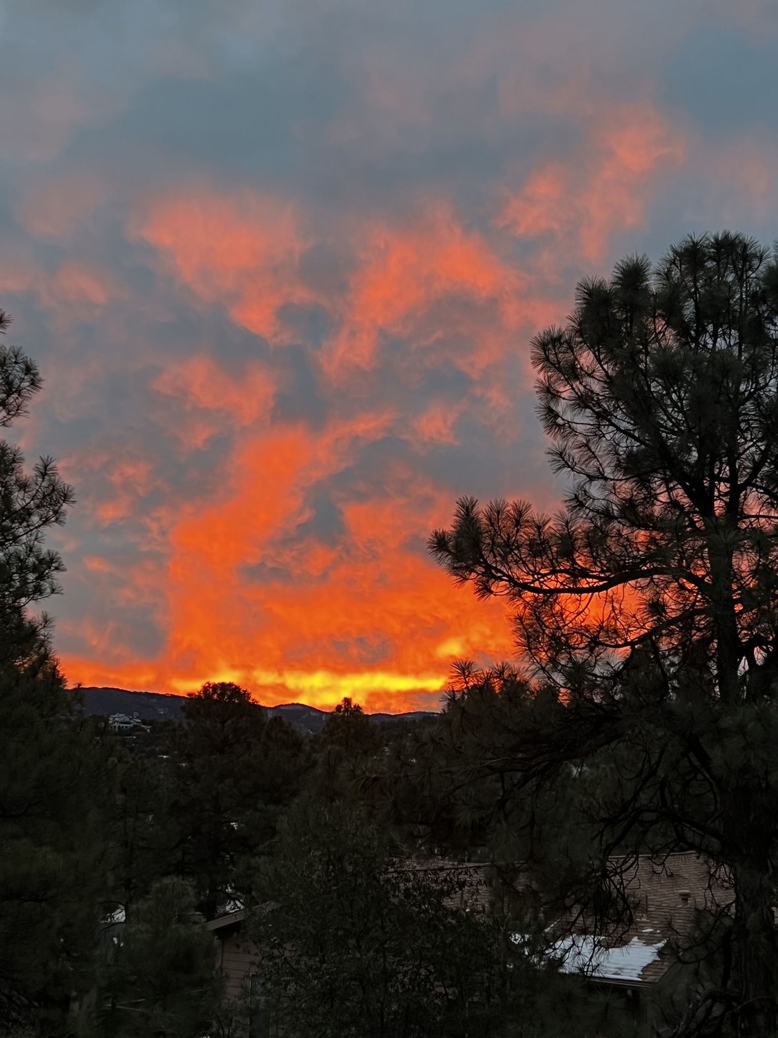 Prescott sunrise from the deck