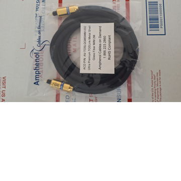 Amphenol TOSLINK 2 meter Audiophile Interconnect Cables