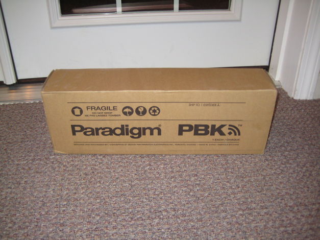 Paradigm PBK,Perfect Bass Kit!