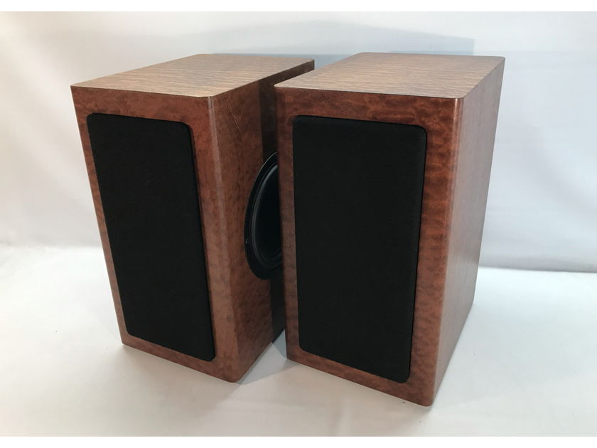 AUDIENCE  ClairAudient 2+2 SPEAKERS, CUSTOM SAPELE WOOD FINISH, EXCELLENT, 5-YR WARRANTY