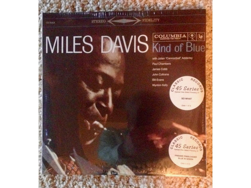 Classic Records singled sided 45 rpm LP's of Miles Davis Kind of Blue