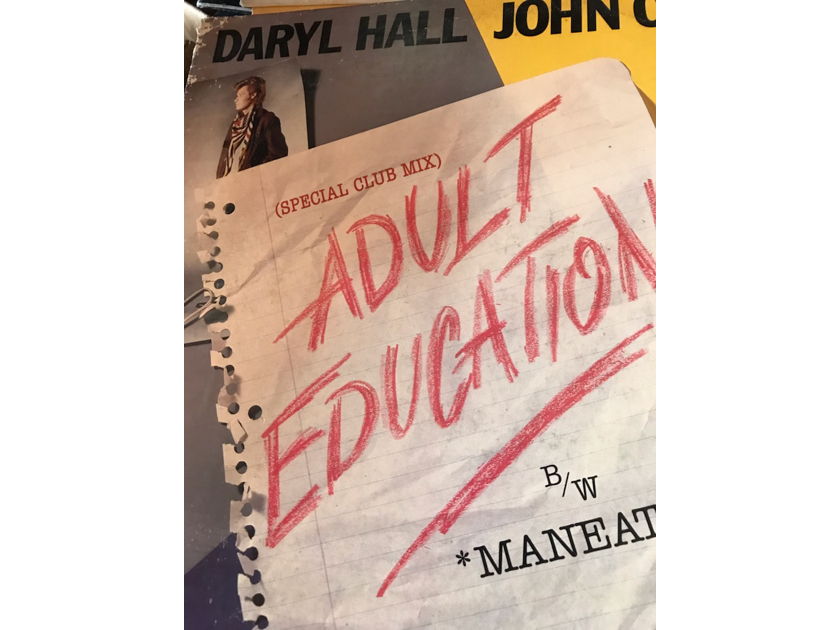 DARYL HALL JOHN OATES ADULT EDUCATION MANEATER DARYL HALL JOHN OATES ADULT EDUCATION MANEATER