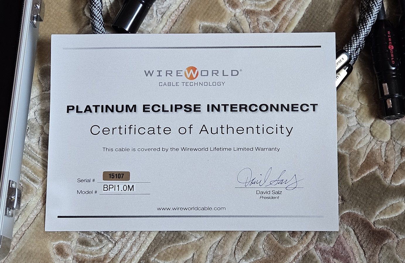 Wireworld Platinum Eclipse 8, XLR Balanced Interconnect... 3