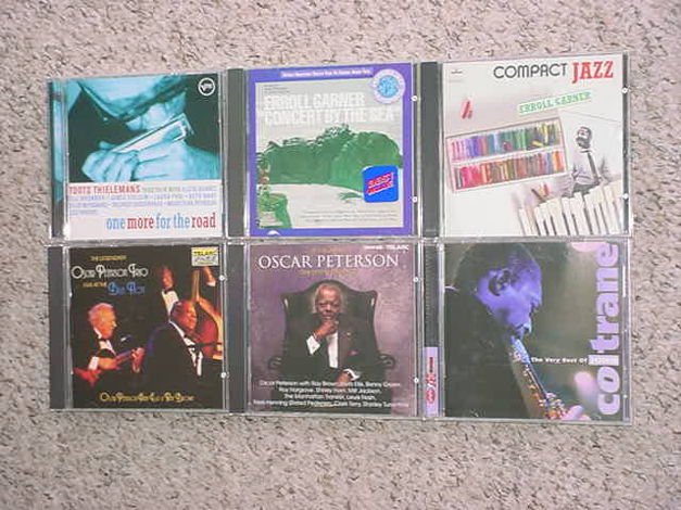 JAZZ CD lot of 6 cd's - Coltrane Garner Peterson Toots ...