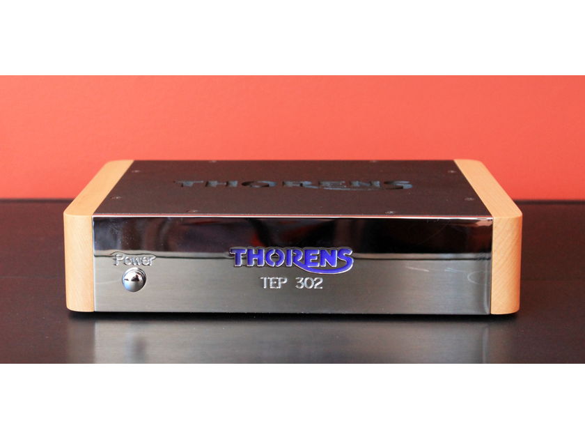 Thorens TEP 302 Phono Preamplifier in Maple / Silver Finish