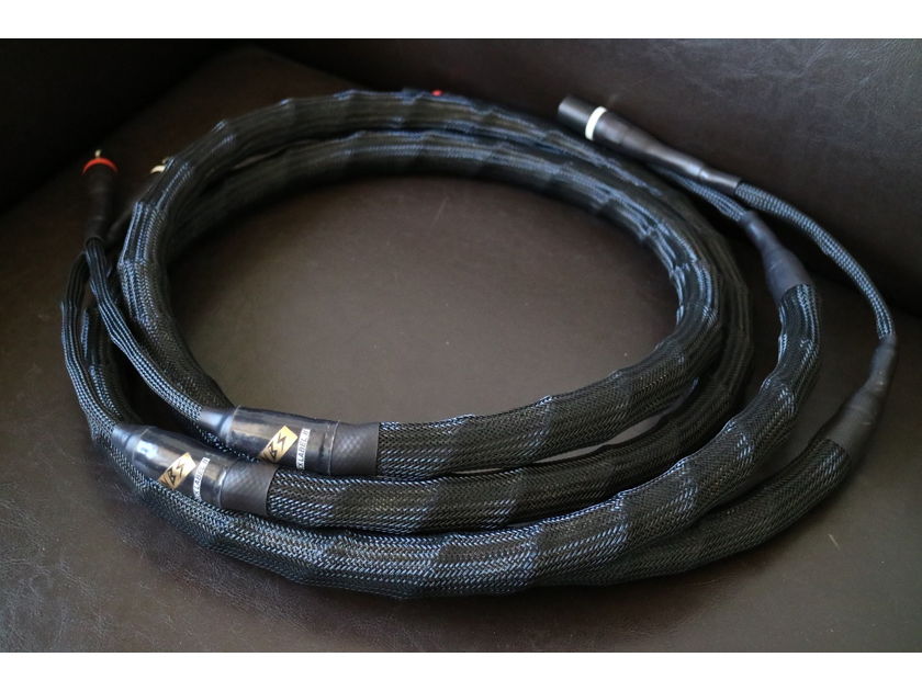 NBS BLACK LABEL II interconnect cables 6ft pair in excellent condition