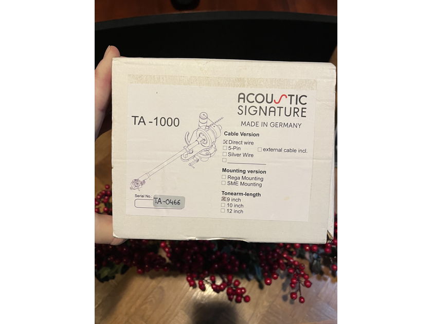 Acoustic Signature TA - 1000 9” tonearm