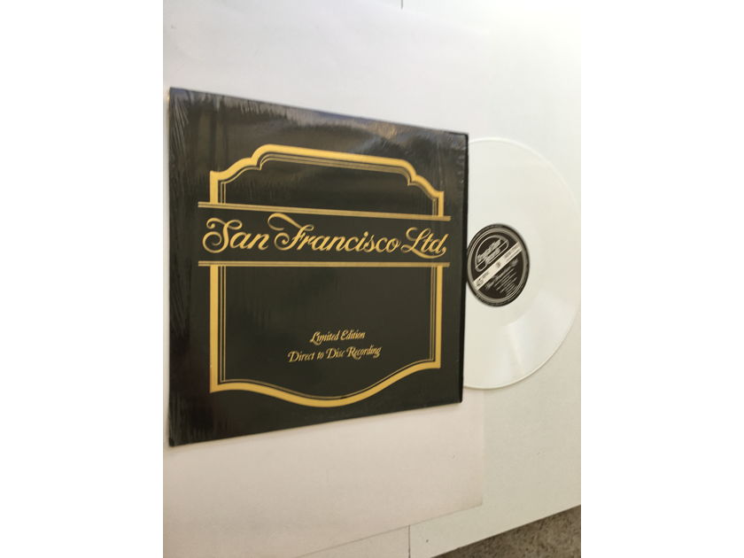 San Francisco LTD direct to disc limited edition  White vinyl 12 inch 45 rpm record Crystal clear