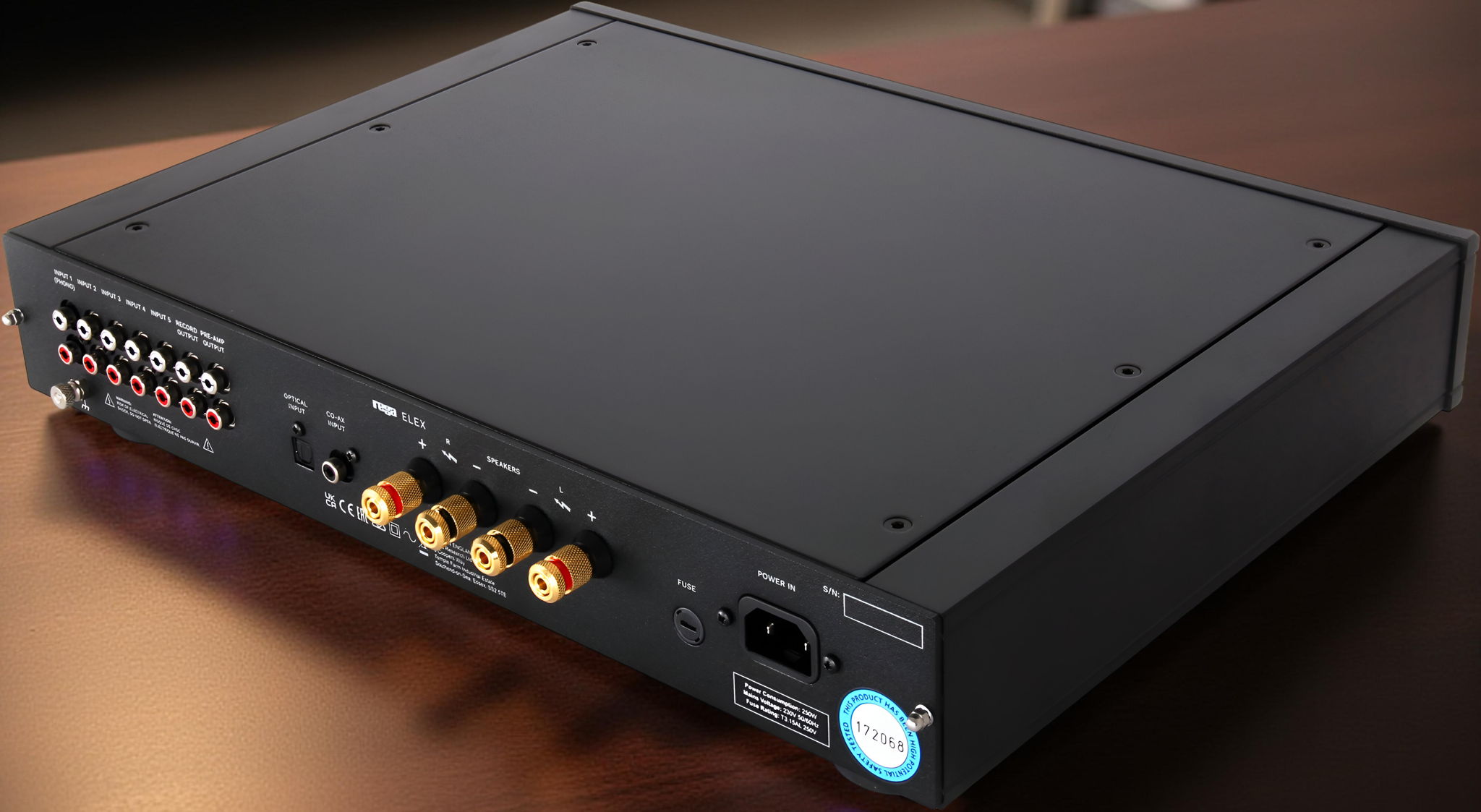 Rega Elex MK4 Award-Winning Integrated Amplifier - Black 4