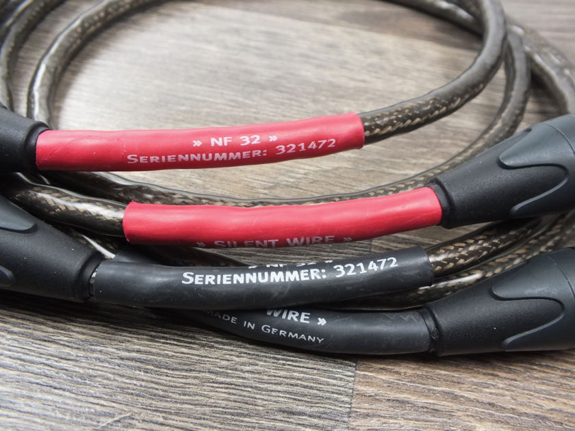 Silent Wire NF-32 interconnects XLR 1,2 metre