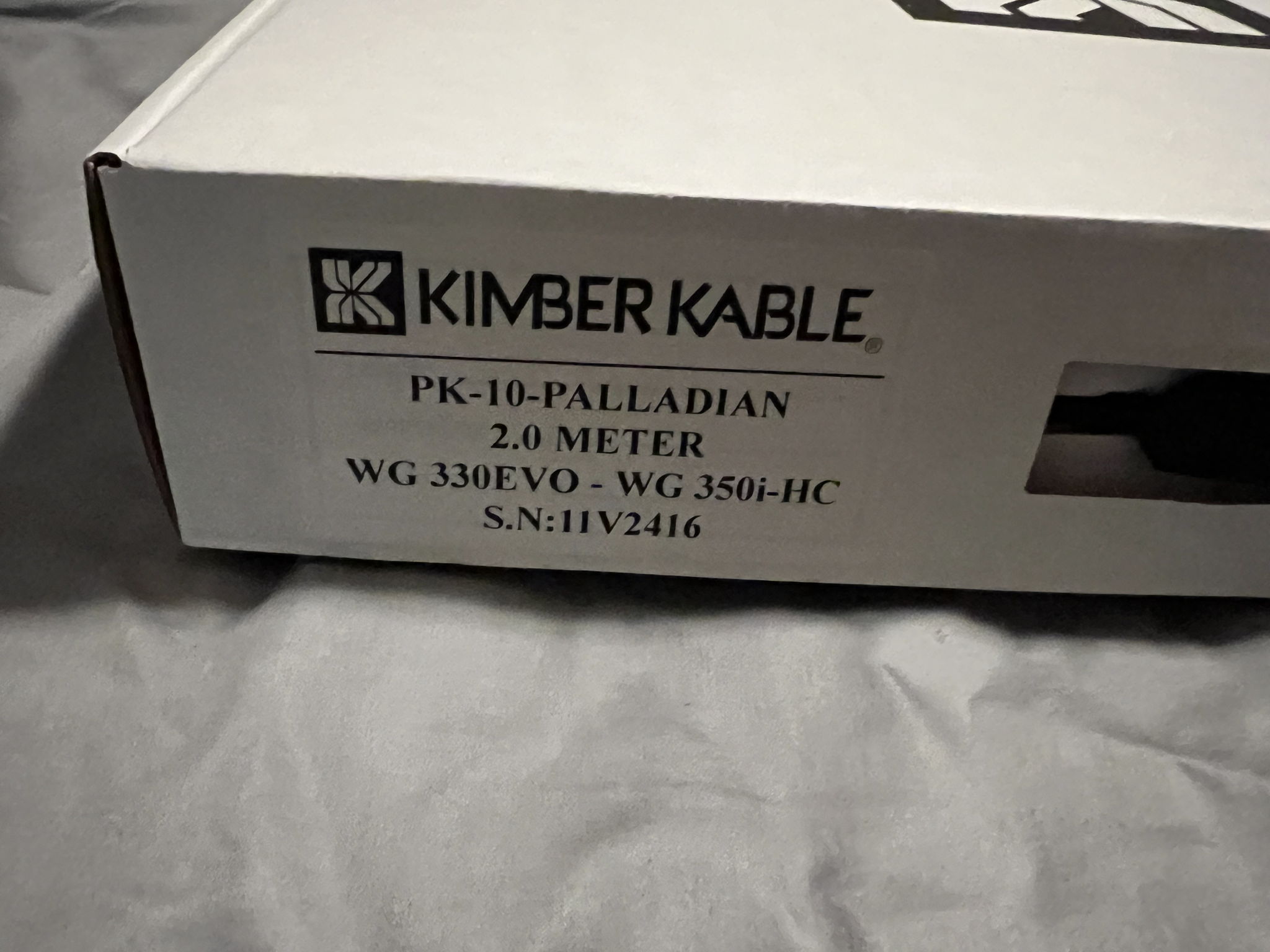 Kimber Kable PK10 Palladian 20 amp 2