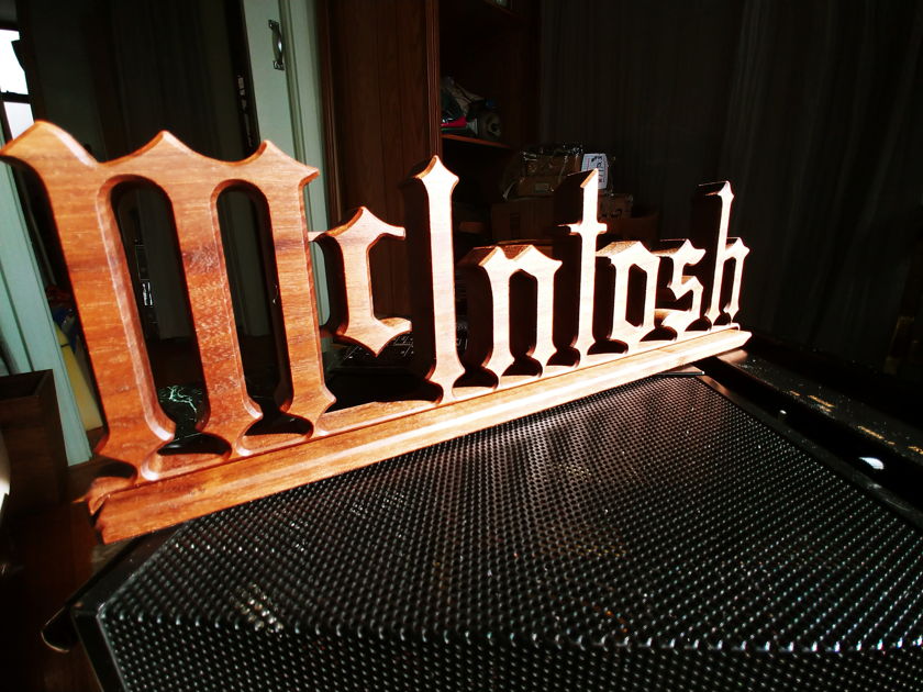 McIntosh Logo Sign Solid Walnut...