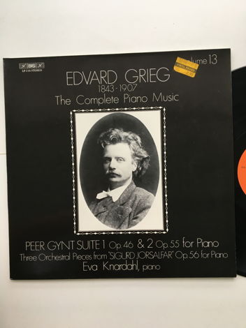 Lp Record BIS LP-116 Edward Grieg 1843-1907 The complet...