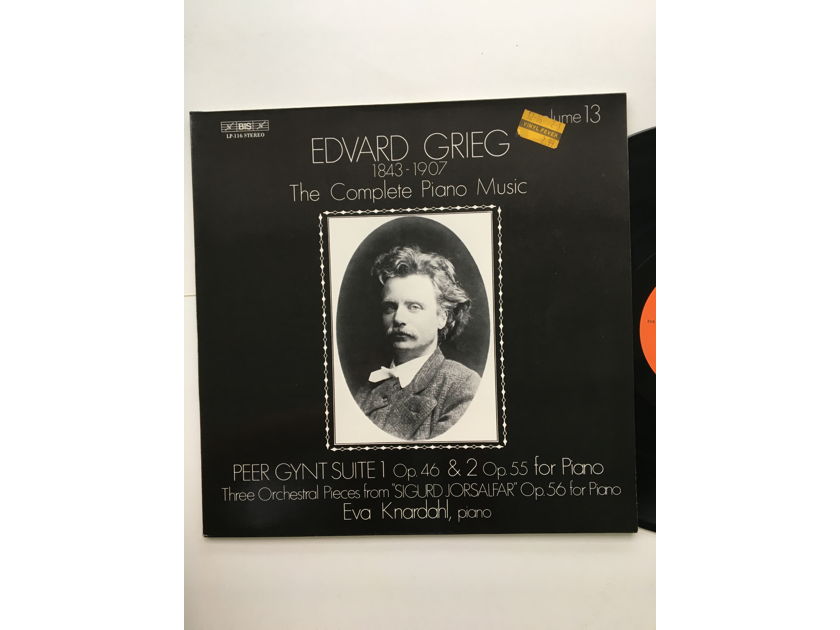 Lp Record BIS LP-116 Edward Grieg 1843-1907 The complete piano music Eva Knardahl see add