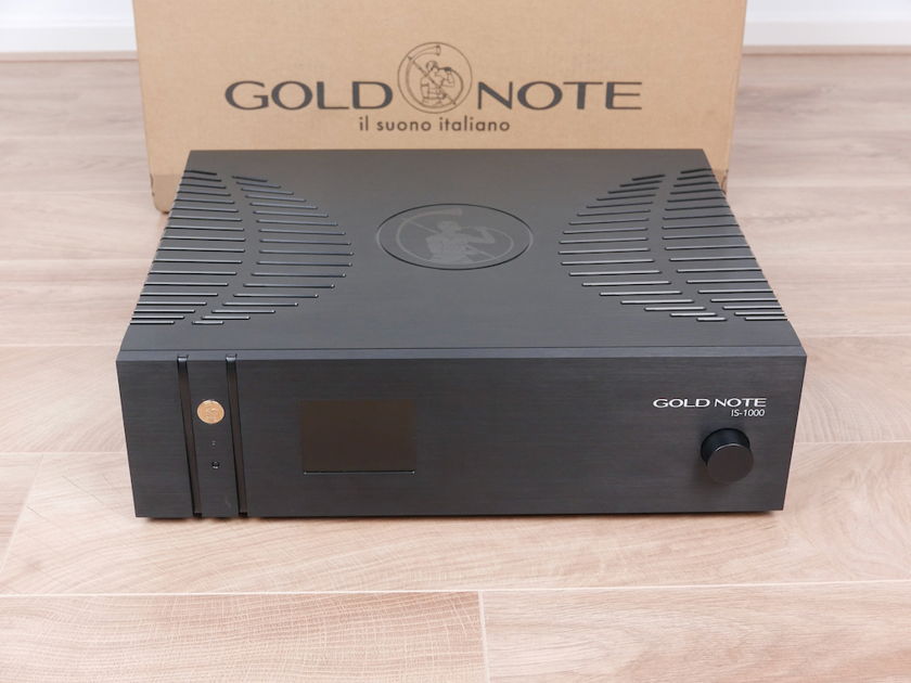 Gold Note IS-1000 Deluxe highend audio Integrated Amplifier - Phono Preamp - DAC - Streamer