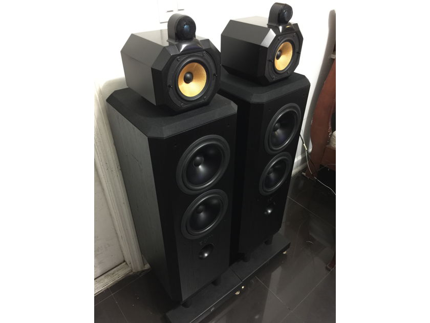 B&W MATRIX 802S3 WITH SOUND ANCHORS STANDS