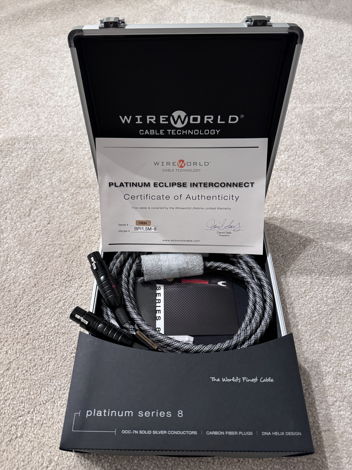 Wireworld Platinum Eclipse 8 XLR cables 1.5 meters