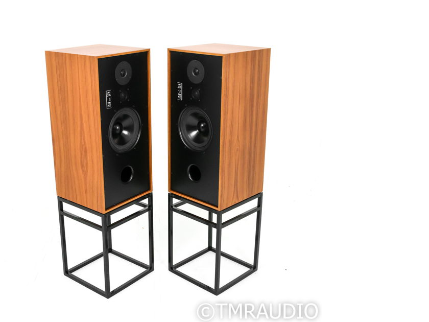 Graham Audio LS8/1 Derek Hughes SE Bookshelf Speakers; Teak Pair w/ Stands (73158)