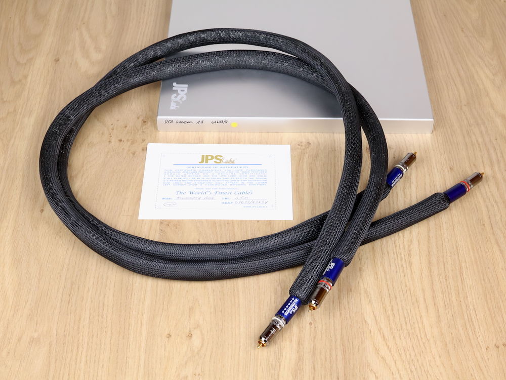 JPS Labs Aluminata highend audio interconnects RCA 1,5 ...