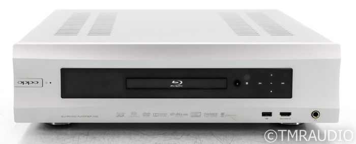 Oppo BDP-105D Universal Blu Ray Player; Remote; Silver;...