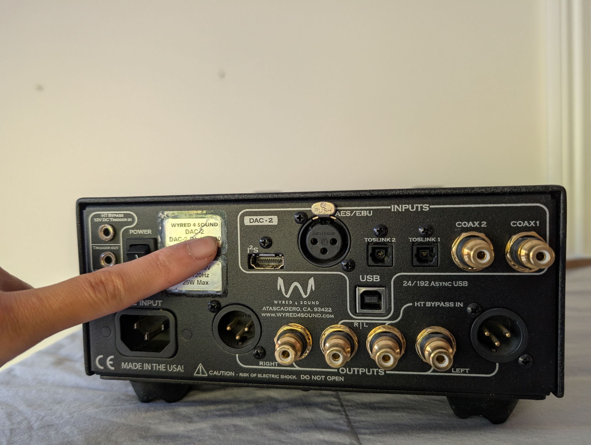 Wyred 4 Sound DAC-2 DSD SE Black D/A Converter DAC 2