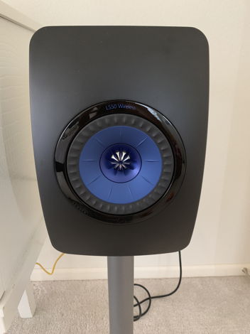 KEF LS50 Wireless Black/Blue Speaker Pair***reduced***