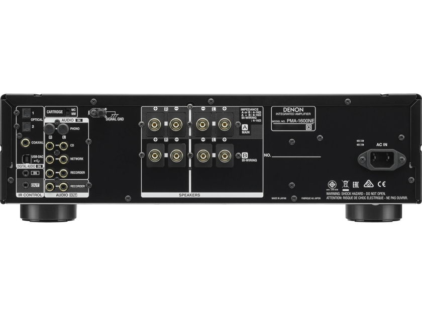 Denon PMA-1600NE Stereo integrated amplifier W/ built-in DAC and phono preamp