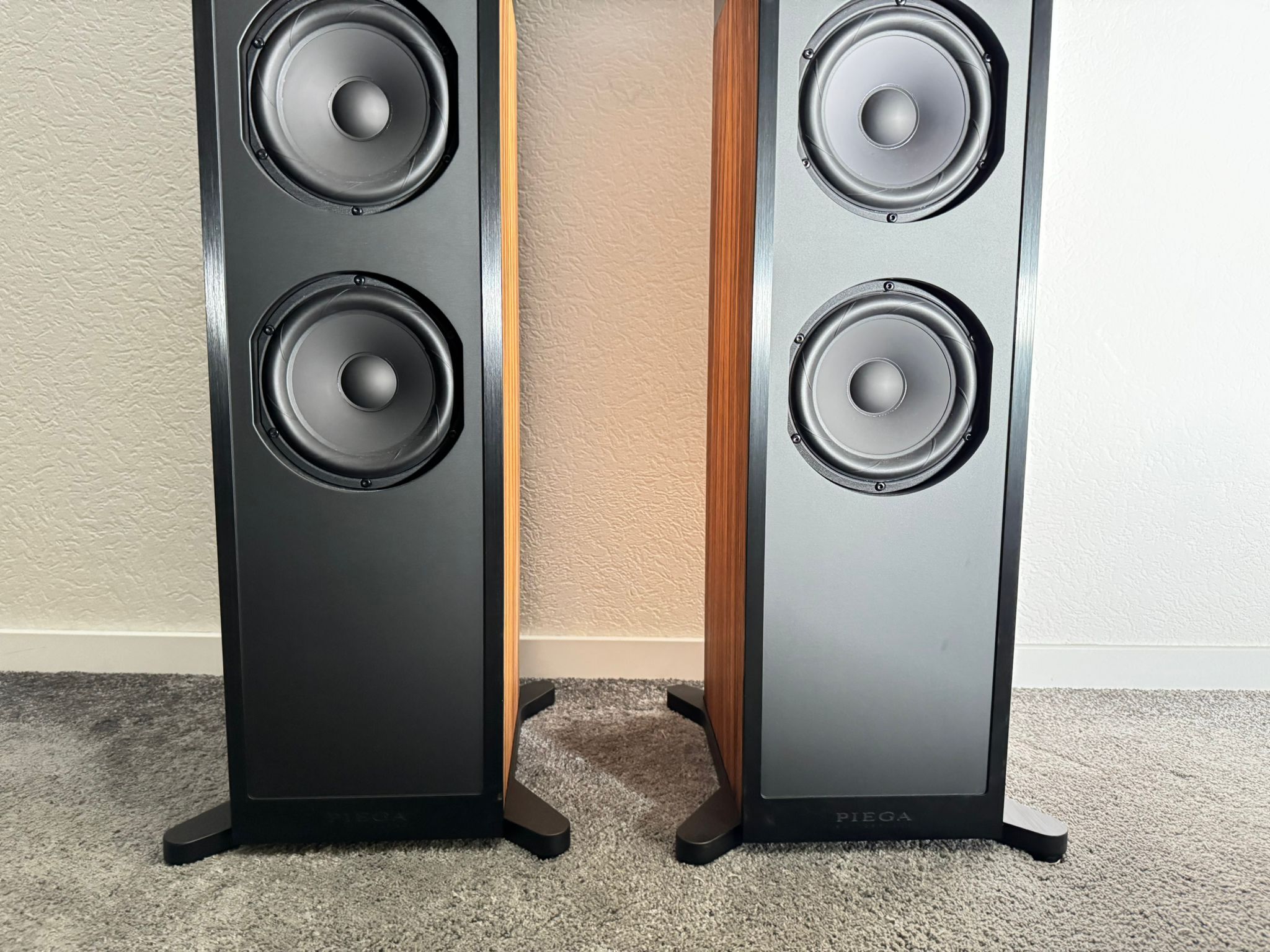 Piega Master Line Source 3 MLS3 speakers in zebrano ex ... 2