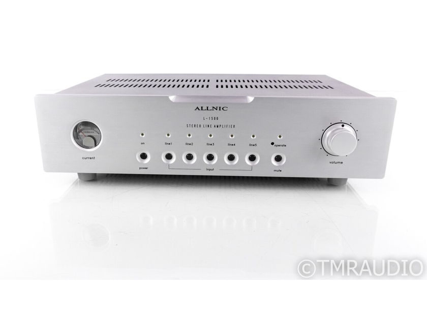 Allnic L-1500 Stereo Tube Preamplifier; L1500; Remote (21924)