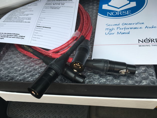 Nordost Heimdall 2 XLR Balanced cables 1 meter