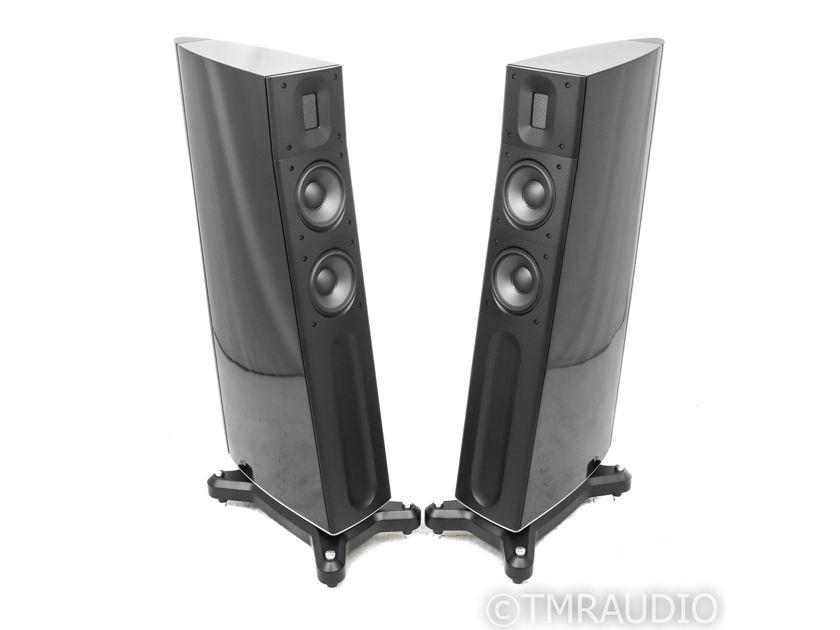 Raidho D2.1 Floorstanding Speakers; D-2.1; Gloss Black Pair (34915)