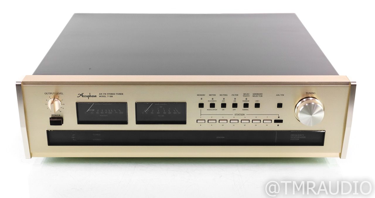 Accuphase アキュフェーズ　T-106 FM/AMチューナー Amazon.co.jp: Accuphase T-106 FM/AM Tuner : Electronics