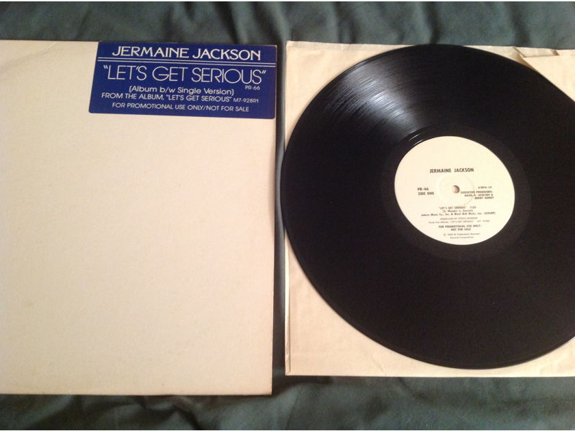 Jermaine Jackson  Let's Get Serious Motown Records Promo 12 Inch