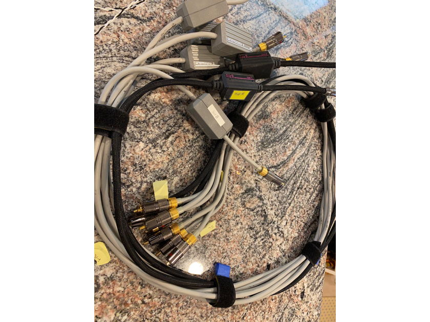 MIT Cables RCA Interconnects (4 pairs - 8 cables) -1.5M T2 and AVT 3