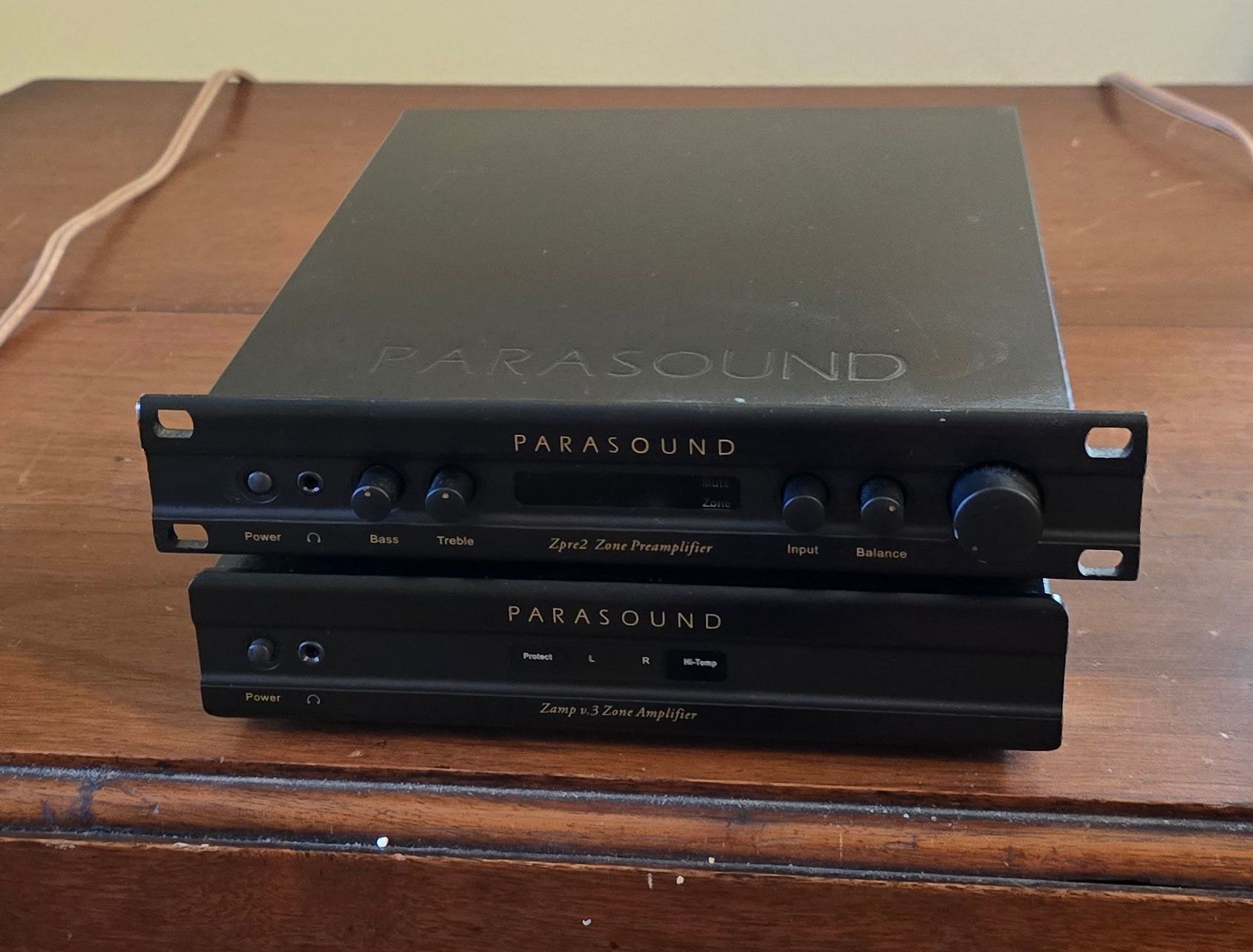 Parasound ZAMP v3 Amp & Zpre Zone Pre-AmpPre
