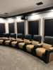 Theater Room chairs with sound bass system / Sony 695 Projector