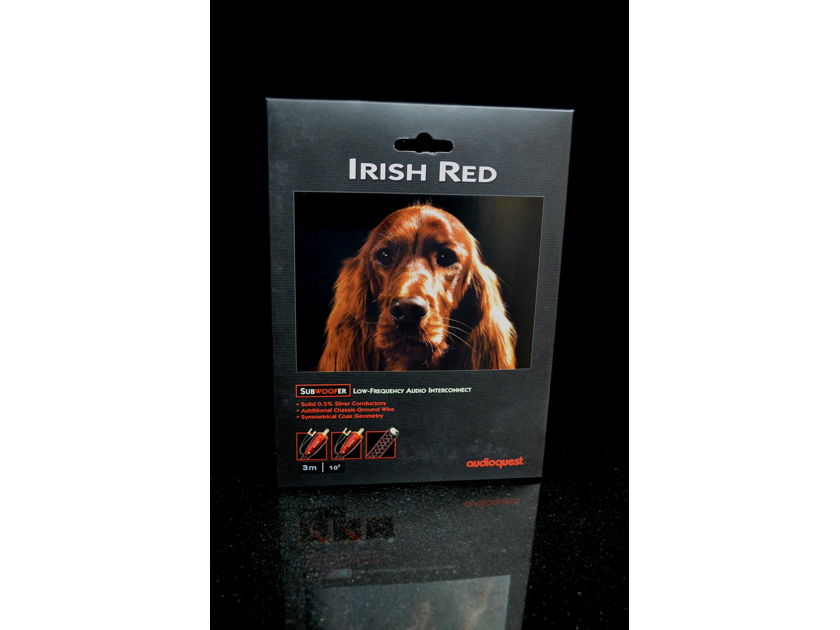 AudioQuest Irish Red - Performance Sub-woofer Interconnect - 10'