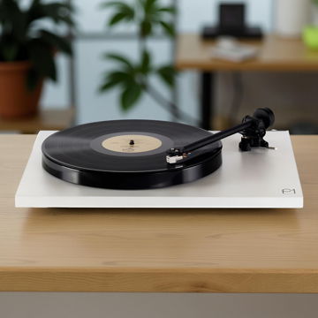 Rega Planar 1 Turntable - White with Carbon Cartridge